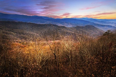 Framed Blue Ridges Print