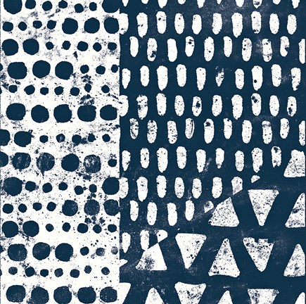 Framed Mark Making Tile III Print