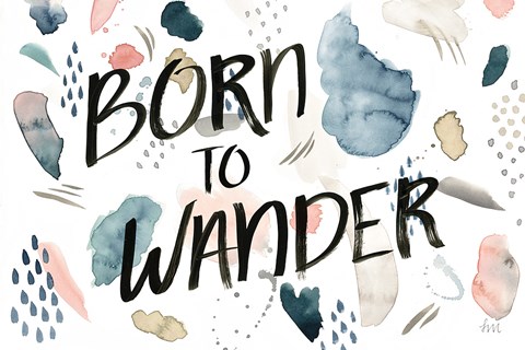 Framed April Showers Inspiration VI Print