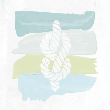 Framed Seaside Swatch Knot Print