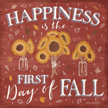 Framed Autumn Enchantment VI Print