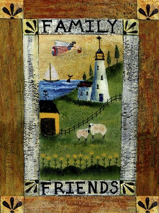 Framed Family &amp; Friends Print