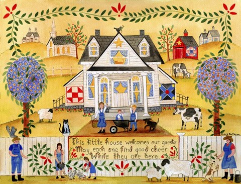 Framed This Little House Print