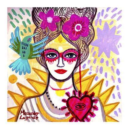 Framed Lady Antoniette Print