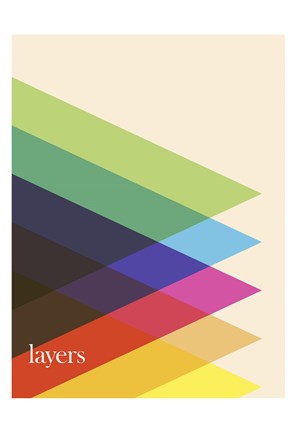 Framed Layers Print