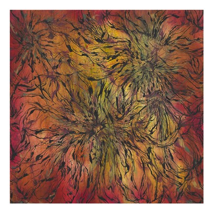 Framed Flourish in Color Print