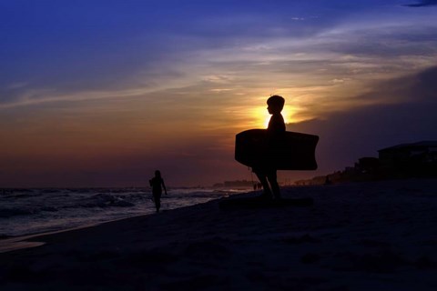 Framed Sunset Boogie Wide Print