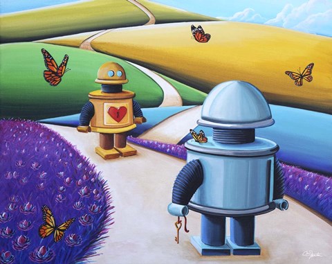 Framed Key To My Heart Print