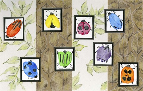 Framed Bugs I Print