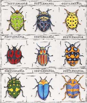 Framed Beetlemania Print