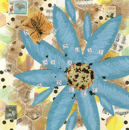 Framed Busy as a Bee Print