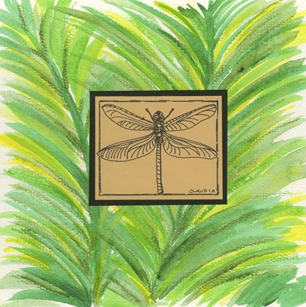Framed Dragonfly Print