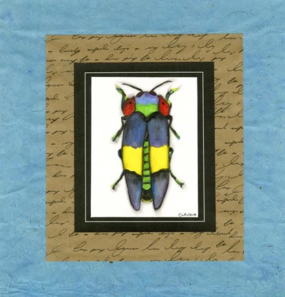 Framed Bugs I Print