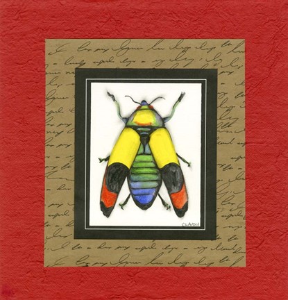 Framed Bugs IV Print