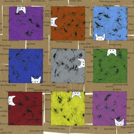 Framed Kitties Print