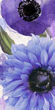 Framed Blue then Yellow I Print