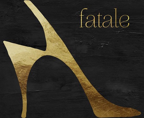 Framed Femme Fatale I Print