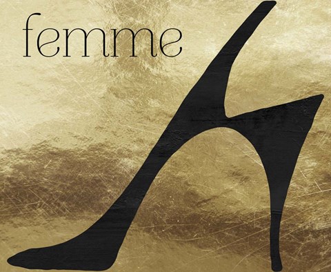 Framed Femme Fatale II Print