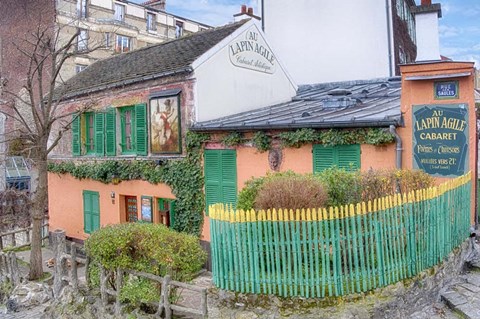 Framed Au Lapin Agile I Print