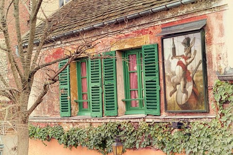 Framed Au Lapin Agile II Print