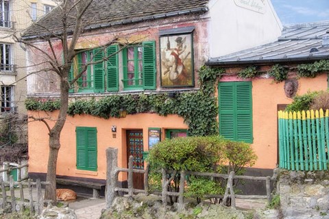 Framed Au Lapin Agile III Print