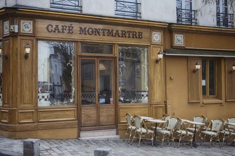 Framed Cafe Montmartre Print