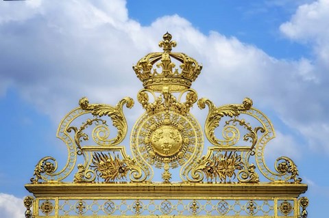 Framed Golden Gate Of The Palace Of Versailles II Print