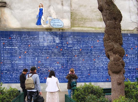 Framed I Love You The Wall I Print