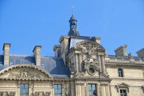 Framed Louvre Museum I Print