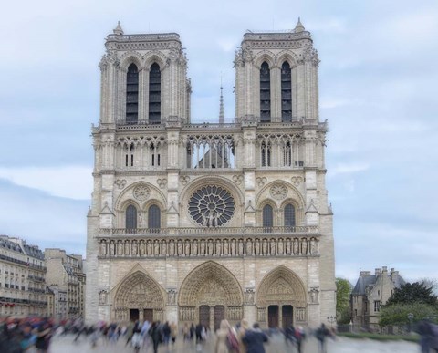 Framed Notre Dame de Paris I Print