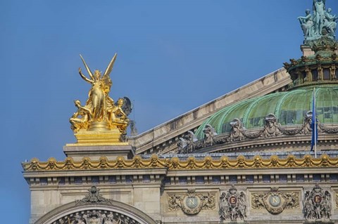 Framed Opera Garnier Detail I Print