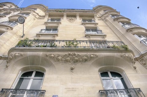 Framed Paris Facade I Print