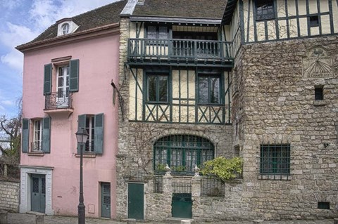 Framed Rue de L'Abreuvoir II Print