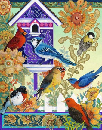 Framed Backyard Gathering Print