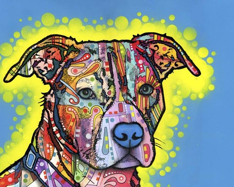 Framed Painted Pit Print