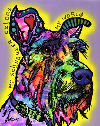 Framed My Schnauzer Print