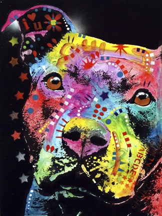 Framed Thoughtful Pit Print