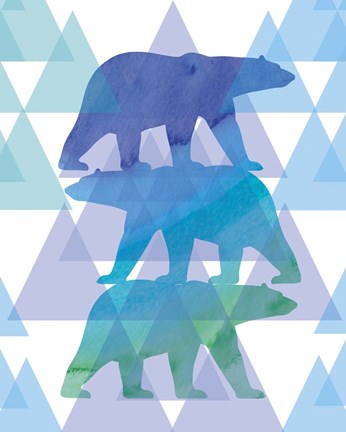 Framed Geometric Polar Print