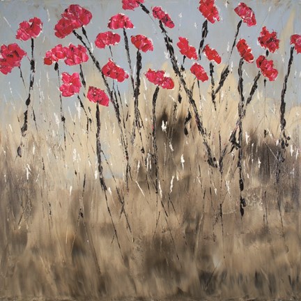 Framed Poppy Dance Print