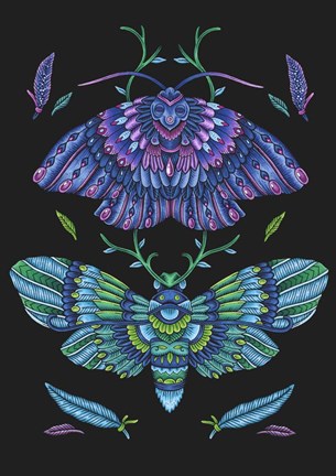 Framed Animals Lovers - Butterflies Print