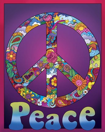 Framed Peace Print