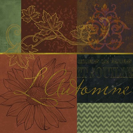 Framed Autumn Patch Print