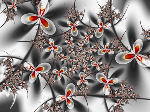 Framed Cherry Blossoms Print