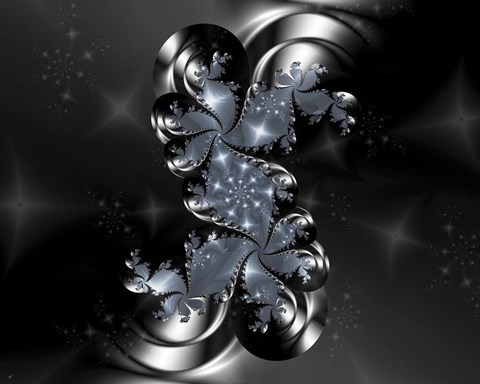 Framed Julia Swirls Print