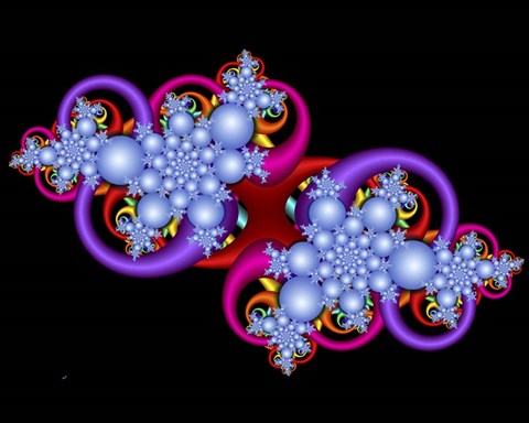 Framed Julia&#39;s Orbit Print