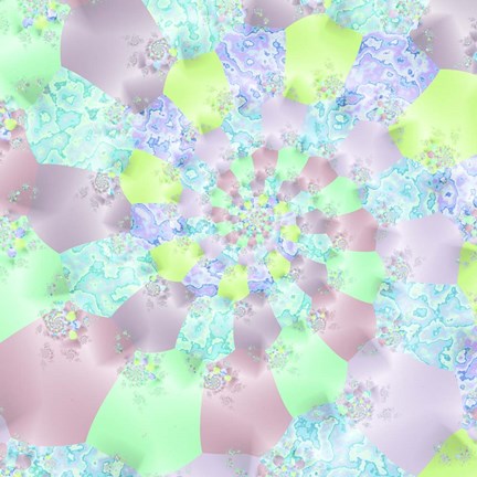 Framed Cotton Candy II Print