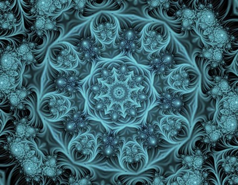 Framed Aquamarine Print