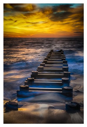 Framed Outfall at Sunrise #2 Print