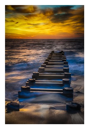 Framed Outfall at Sunrise #2 Print