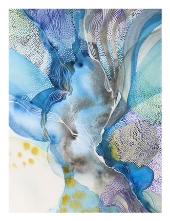 Framed Water Series in The Flow Print